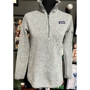 Patagonia Better Sweater Birch With 1/4 Zip Pullover Size M